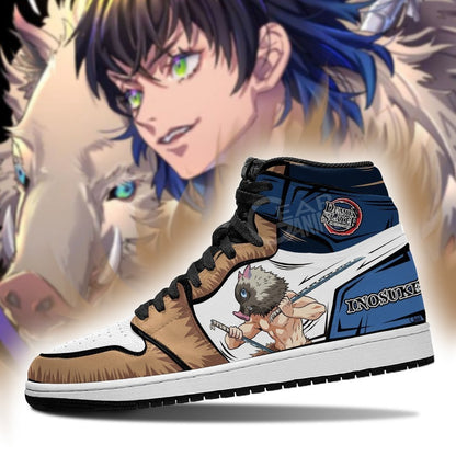 Inosuke Shoes Boots Skill Beast Breathing Anime Sneakers Fan