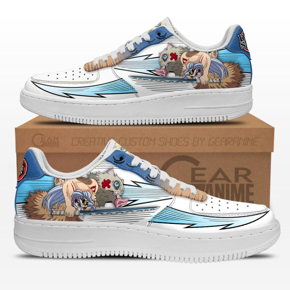 Inosuke Sneakers Beast Breathing Custom Anime Shoes