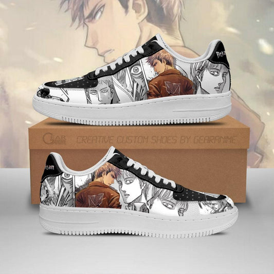 Jean Kirstein Sneakers Custom Anime Shoes Mixed Manga