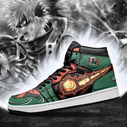 Katsuki Bakugo Sneakers Custom Dynamight Anime Shoes