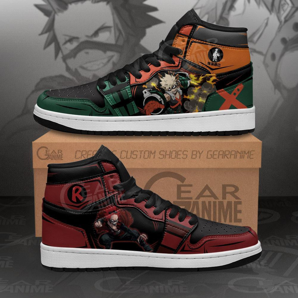 Katsuki Bakugo and Eijiro Kirishima Sneakers Shoes