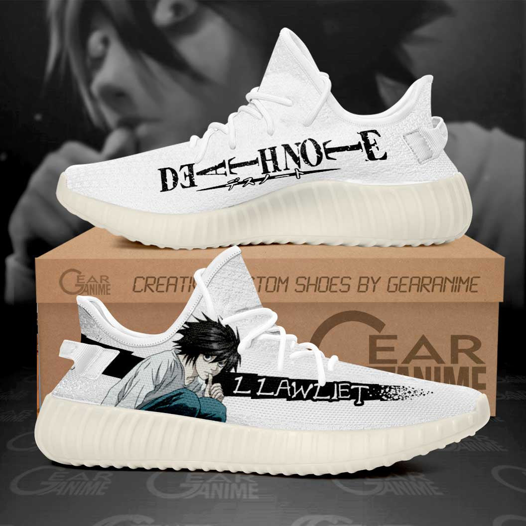 L Lawliet YZ Shoes Custom Anime Sneakers