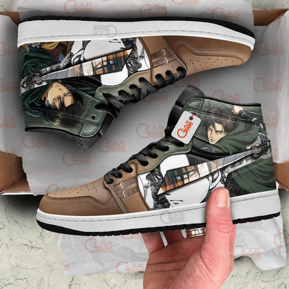 Levi Ackerman Anime Shoes Custom Sneakers