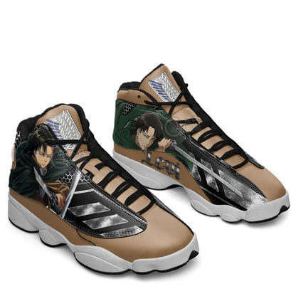 Levi Ackerman J13 Sneakers AOT Custom Anime Shoes