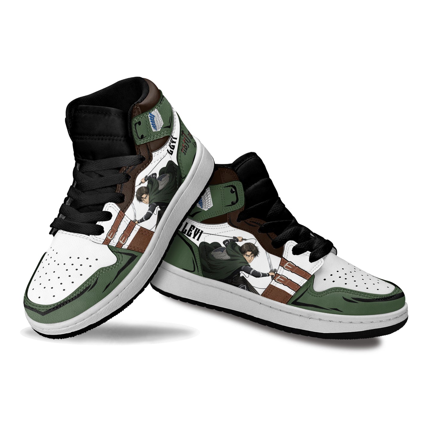 Levi Ackerman Kids Sneakers Custom Anime Shingeki Shoes For Kids