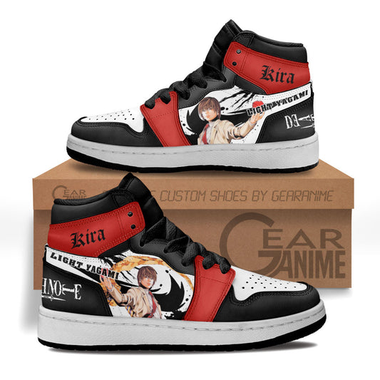 Light Yagami Kids Sneakers Dnote Anime Shoes For Kids