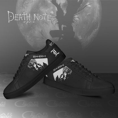 Light Yagami Skate Shoes Dnote Custom Anime Shoes PN11