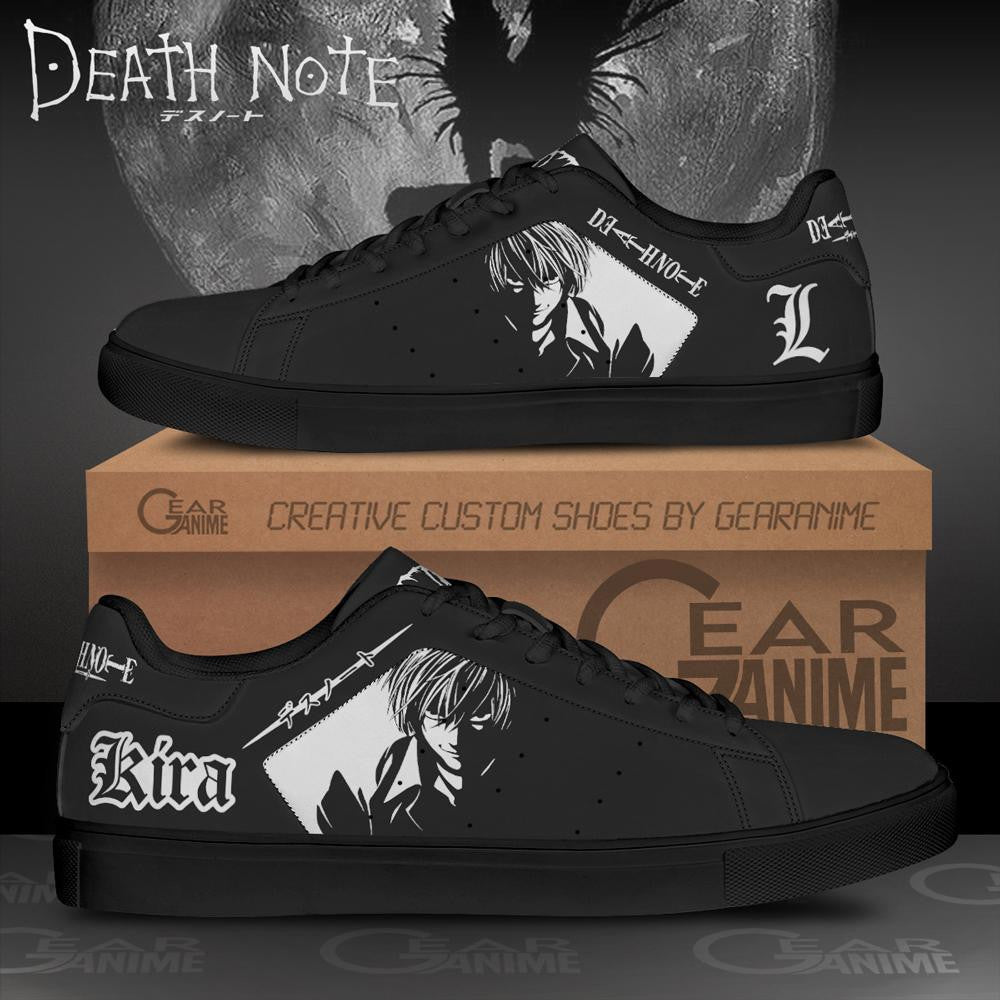 Light Yagami Skate Shoes Dnote Custom Anime Shoes PN11