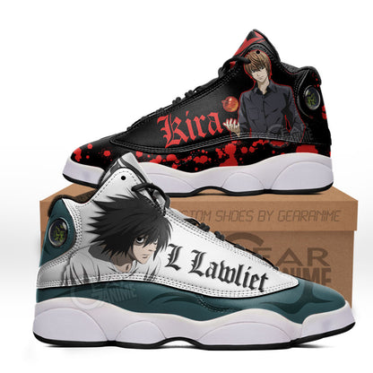 Light Yagami and L Lawliet J13 Sneakers Custom Anime Shoes