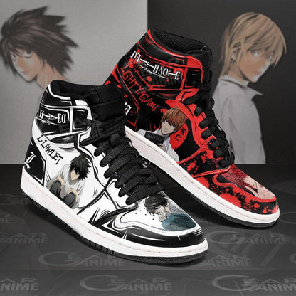 Light Yagami and L Lawliet J1 Sneakers Anime