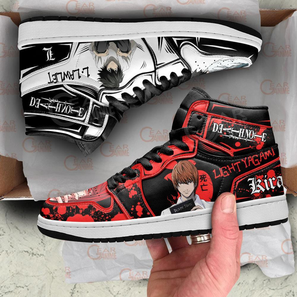 Light Yagami and L Lawliet J1 Sneakers Anime