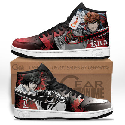 Light Yagami and L Lawliet J1 Sneakers Anime MN21