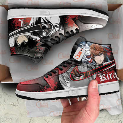 Light Yagami and L Lawliet J1 Sneakers Anime MN21