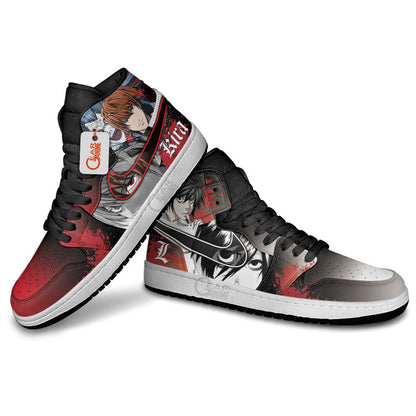 Light Yagami and L Lawliet J1 Sneakers Anime MN21