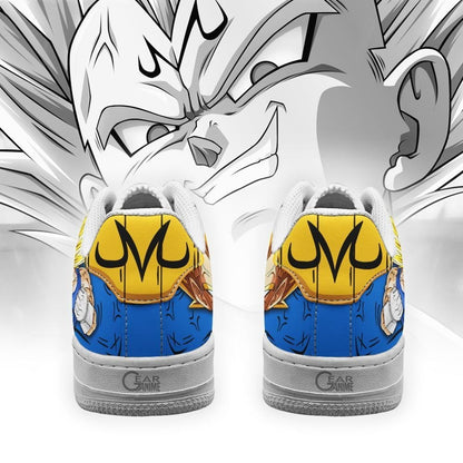 Majin Vegeta Air Force Low Top Sneakers Anime MN2105