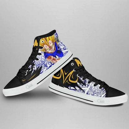 Majin Vegeta High Top Shoes Custom Manga Anime Dragon Ball Sneakers