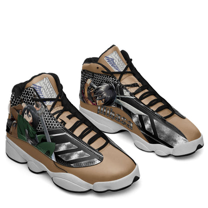 Mikasa Ackerman J13 Sneakers AOT Custom Anime Shoes