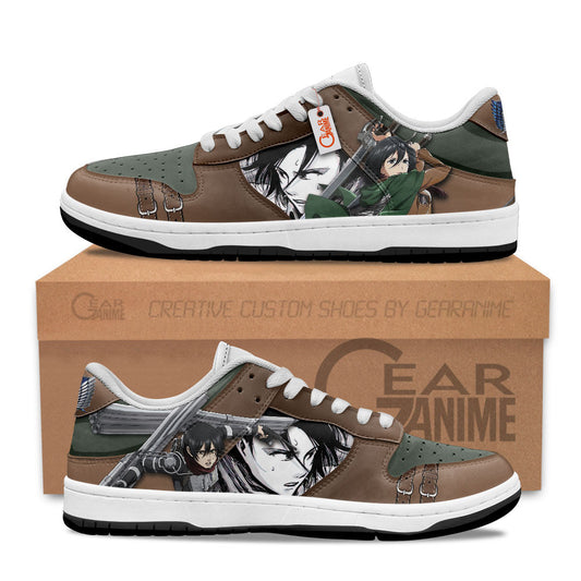 Mikasa Ackerman SB Sneakers Anime Shoes
