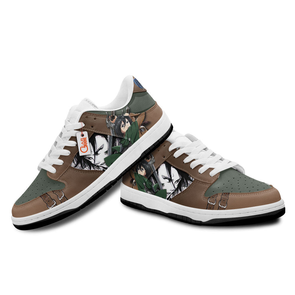 Mikasa Ackerman SB Sneakers Anime Shoes