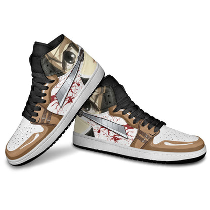 Mikasa Ackerman Sneakers Shingeki Custom Anime Shoes