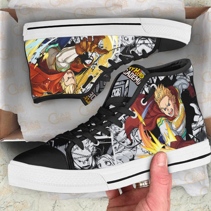 Mirio Togata High Top Shoes Custom Anime Sneakers