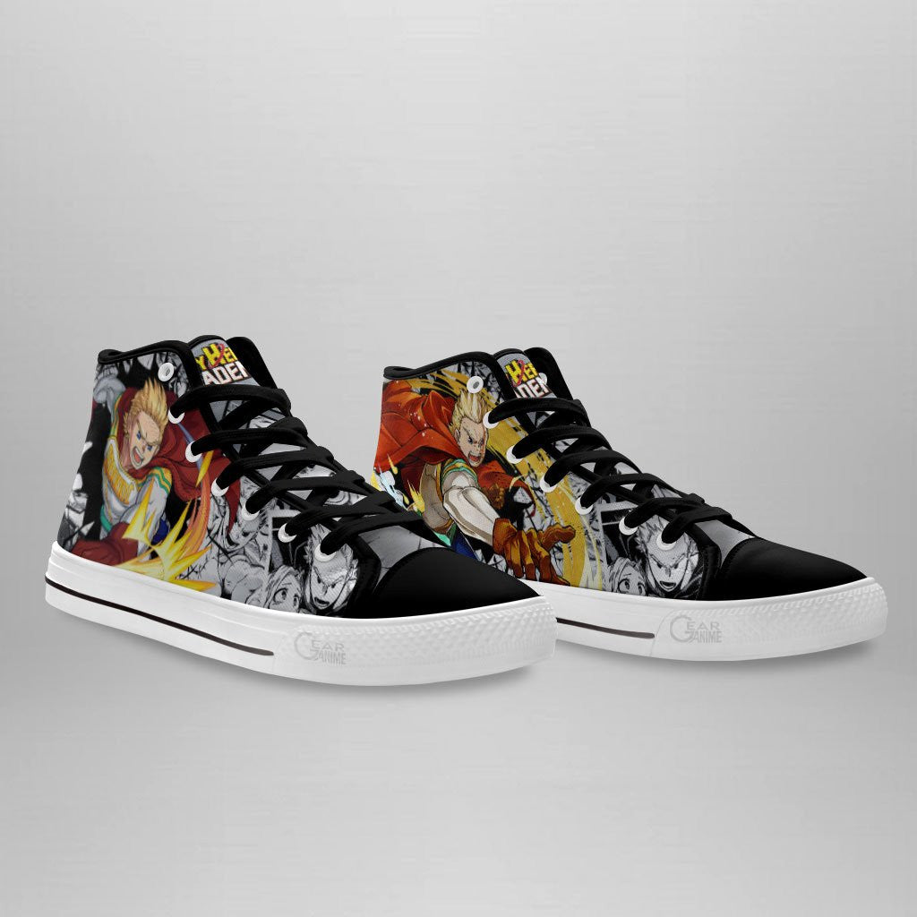 Mirio Togata High Top Shoes Custom Anime Sneakers