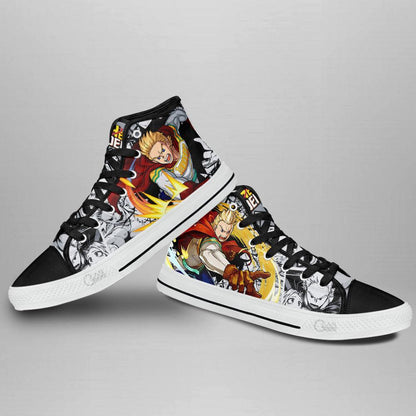 Mirio Togata High Top Shoes Custom Anime Sneakers