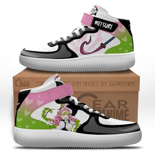 Mitsuri Sneakers Air Mid Custom Anime Shoes