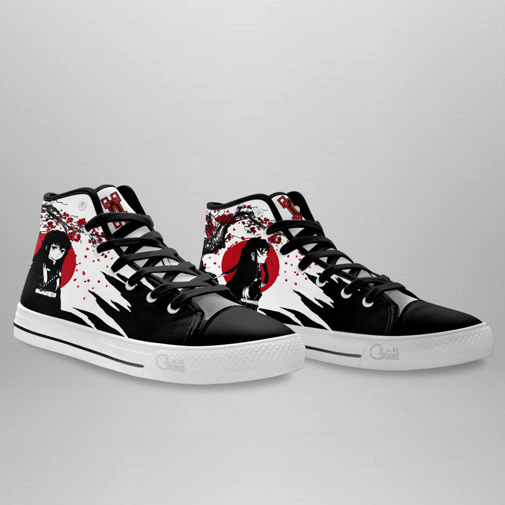 Muichiro High Top Shoes Anime Japan Style