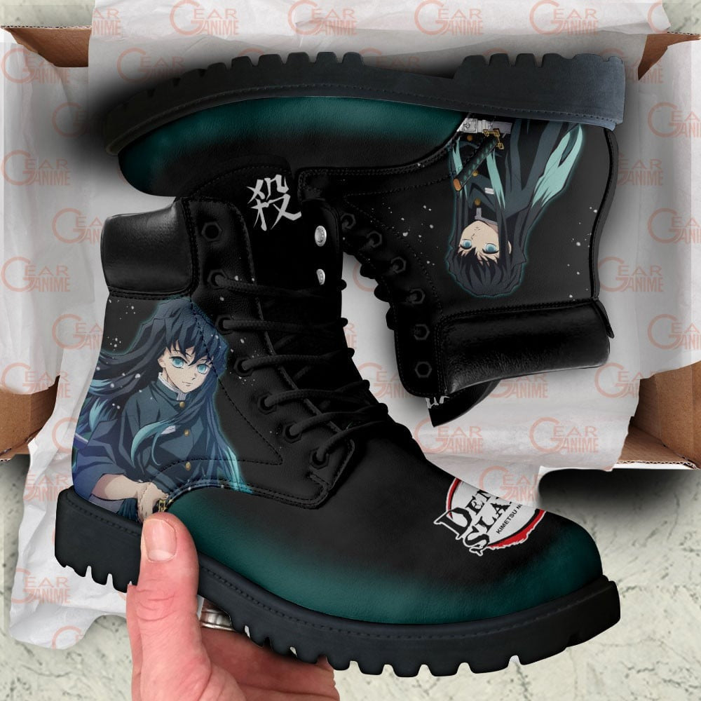 Muichiro Tokito Boots Shoes Anime Custom MV0512