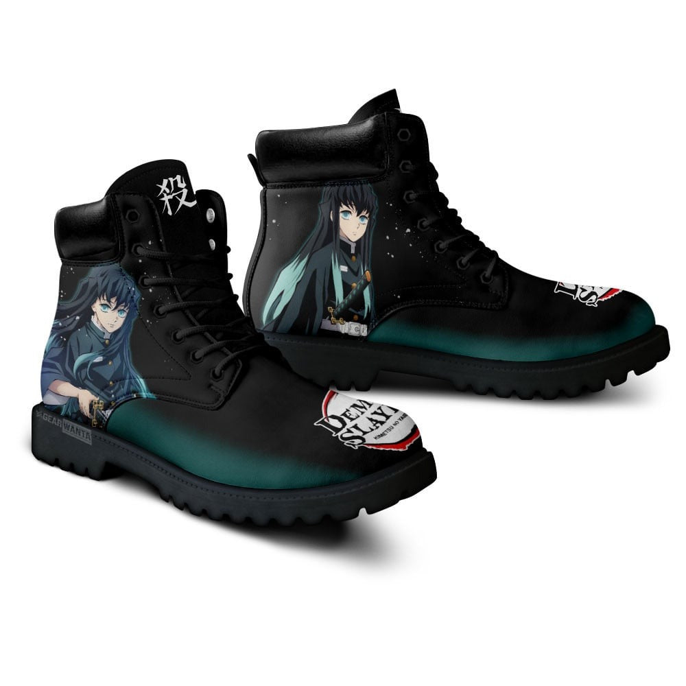 Muichiro Tokito Boots Shoes Anime Custom MV0512