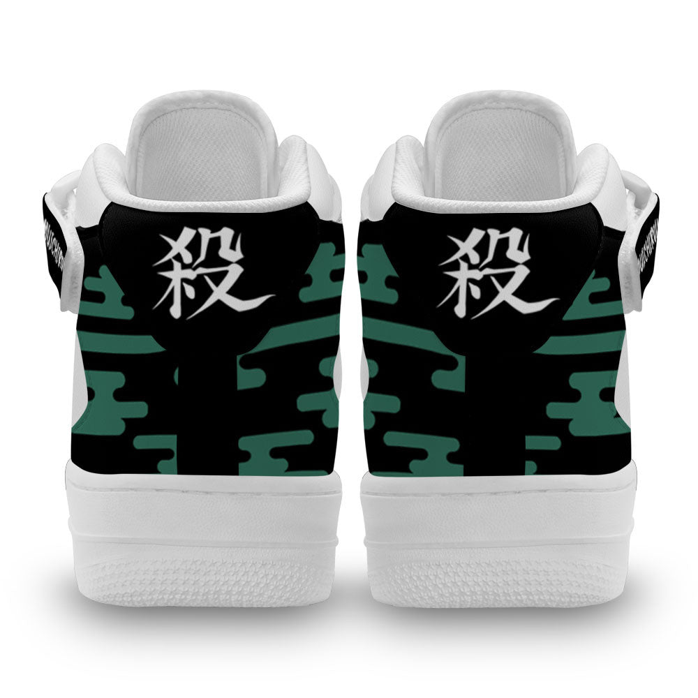 Muichiro Tokito Sneakers Air Mid Custom Anime Shoes