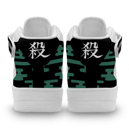 Muichiro Tokito Sneakers Air Mid Custom Anime Shoes