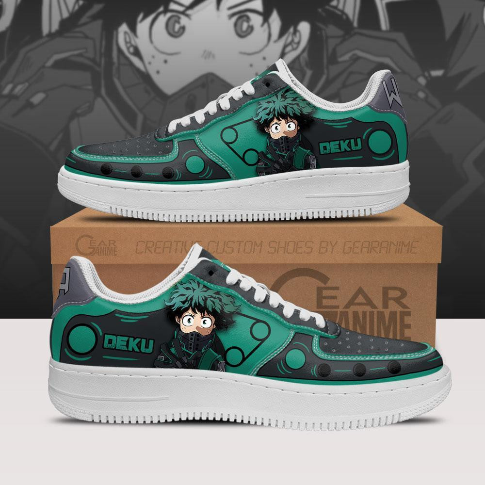 Musketeer Deku Sneakers Custom Anime Shoes