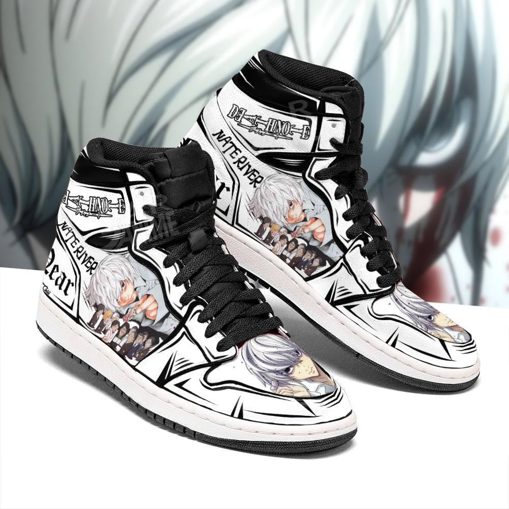 Nate River Near Sneakers Custom Dnote Anime Shoes Fan