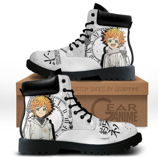 Neverland Emma Boots Shoes Anime Custom MV2811