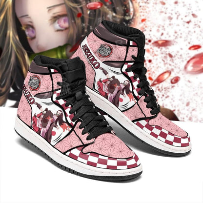 Nezuko Shoes Custom Fighting Anime Sneakers