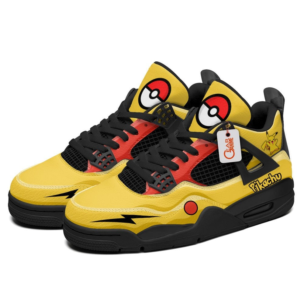 Pikachu Anime Sneakers Custom Personalized Name MN2903