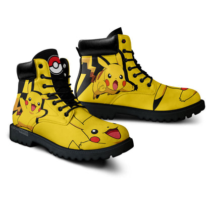 Pikachu Boots Anime Leather Casual MV0409