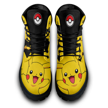 Pikachu Boots Anime Leather Casual MV0409