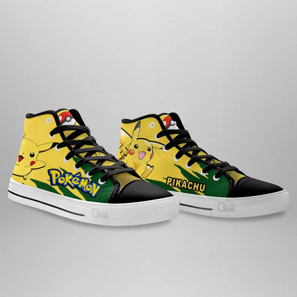 Pikachu High Top Shoes