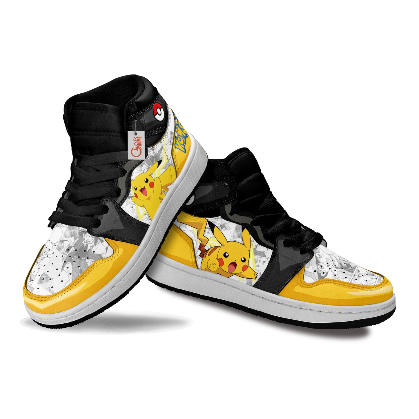 Pikachu Shoes Manga Anime Custom Sneakers MV2703