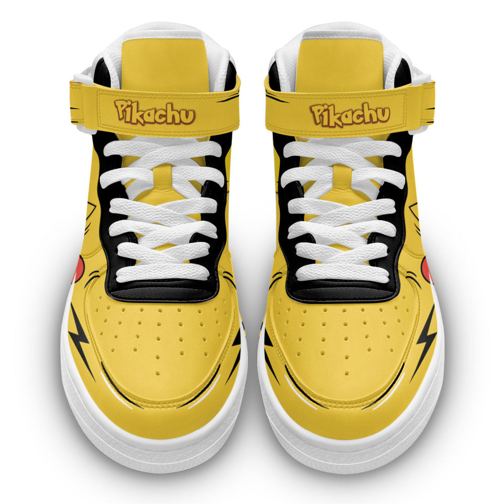 Pikachu Sneakers Air Mid Custom Anime Shoes