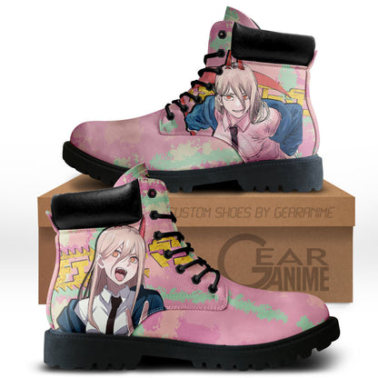 Power Boots Anime Leather Casual Pefect Gift Idea