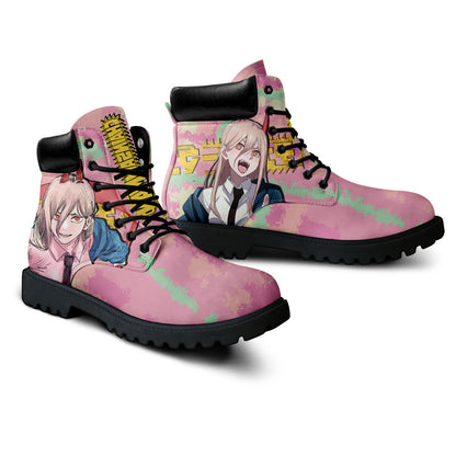 Power Boots Anime Leather Casual Pefect Gift Idea