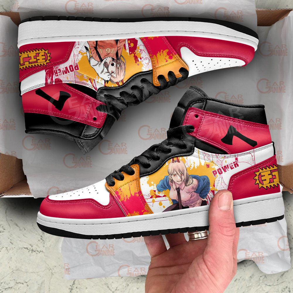 Power Sneakers Custom Anime Shoes