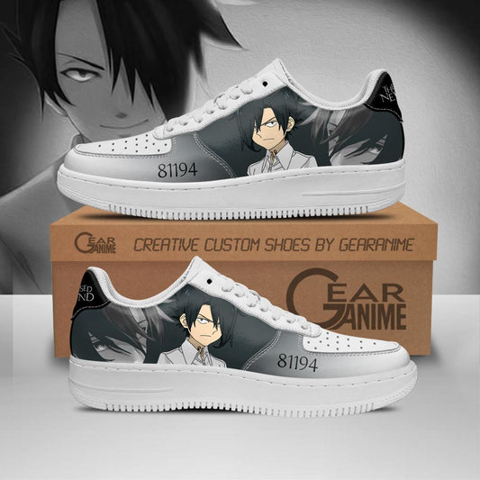 Ray The Promised Neverland Sneakers Custom Anime Shoes For Fans