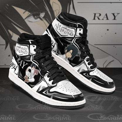 Ray The Promised Neverland Sneakers Custom Anime Shoes