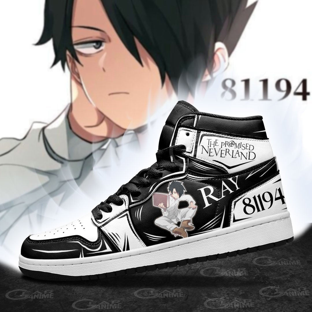 Ray The Promised Neverland Sneakers Custom Anime Shoes