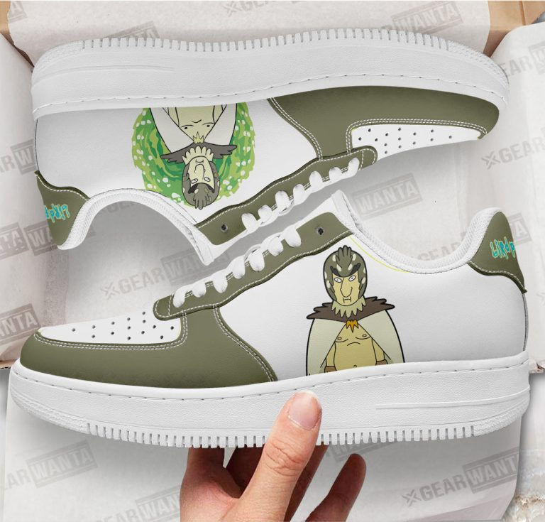 Rick and Morty Birdperson AF1 Low Shoes